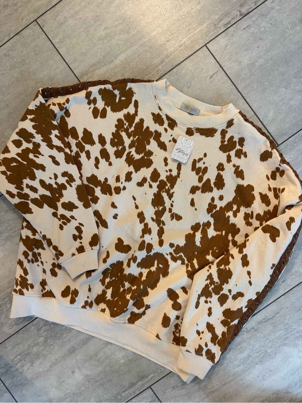 NWT Free People Saddle Up Sweatshirr